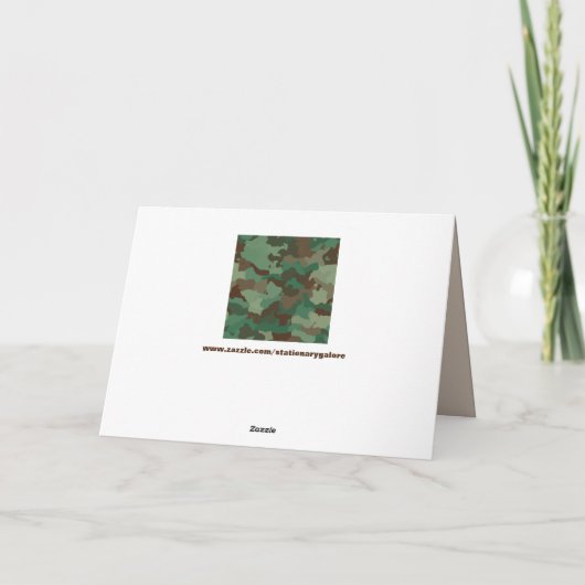 Tarnkarte Karte (Rückseite)