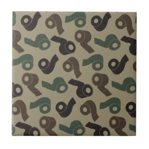Tarnkarton Toilettenpapier Wald Tarnmuster Fliese