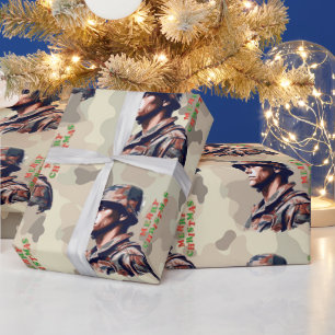 Tarnkleid-Geist-Weihnachts-Geschenkpapier Geschenkpapier