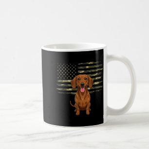 Tarnmuster-amerikanische-Flagge-Dachshund-4.-Juli- Kaffeetasse