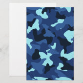 Tarnmuster der Camouflage Briefpapier (Vorne/Hinten)