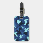 Tarnmuster der Camouflage Gepäckanhänger (Vorderseite vertikal)
