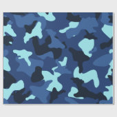 Tarnmuster der Camouflage Geschenkpapier (Flach)