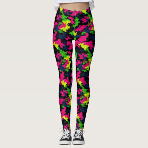 Tarnmuster-Druck Secret Santa-Geschenke Damen-Capr Leggings