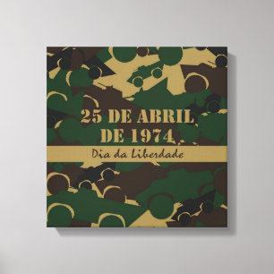 Tarnmuster für Militärfahrzeuge Leinwanddruck