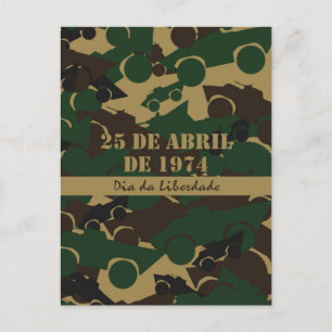 Tarnmuster für Militärfahrzeuge Postkarte