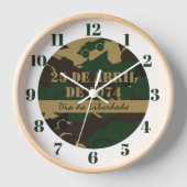 Tarnmuster für Militärfahrzeuge Uhr (Vorderseite)