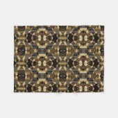 Tarnmuster-Geometrie-Mosaik-Decke Fleecedecke (Vorderseite (Horizontal))
