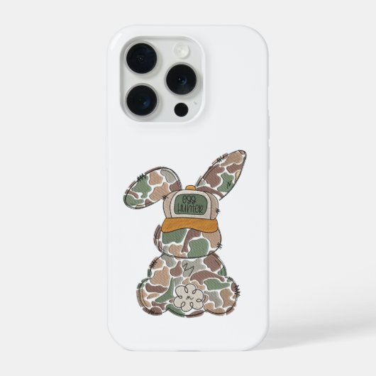 Tarnmuster-Hasen-Design | Ostereier-Jäger-CASE iPhone Hülle (Rückseite)