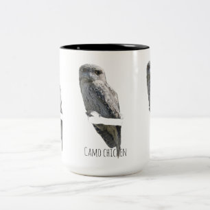 Tarnmuster-Huhn Zweifarbige Tasse