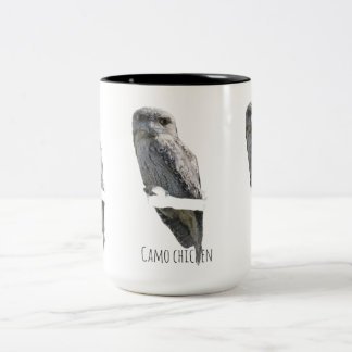 Tarnmuster-Huhn Zweifarbige Tasse