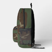 Tarnmuster im Wald-Militärstil Bedruckter Rucksack (Rechts)