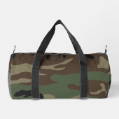 Tarnmuster im Wald-Militärstil Duffle Bag (Rückseite)