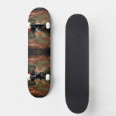 Tarnmuster im Wald-Militärstil Skateboard (Vorderseite)
