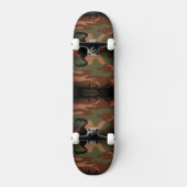 Tarnmuster im Wald-Militärstil Skateboard (Vorderseite)