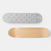 Tarnmuster in dreifachem Grau Skateboard (Horizontal)