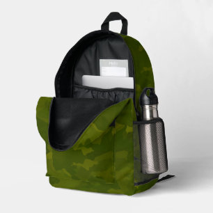 Tarnmuster in Olivgrün Bedruckter Rucksack