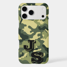 Tarnmuster iPhone 11 Pro Max Hülle in Army Green