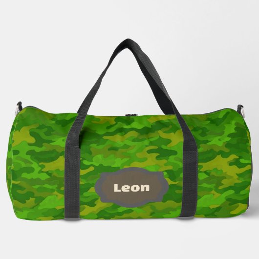 Tarnmuster Kiefernwald Duffle Bag (Vorderseite)