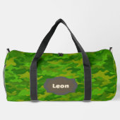 Tarnmuster Kiefernwald Duffle Bag (Rückseite)