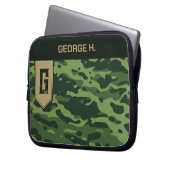 Tarnmuster Laptopschutzhülle (Vorderseite Links)
