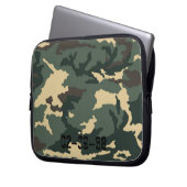 Tarnmuster Laptopschutzhülle (Vorderseite Links)