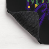 Tarnmuster Mardi Gras Jagdhirsch Design Mousepad (Ecke)