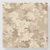 Tarnmuster Militär Steinuntersetzer (Vorderseite)