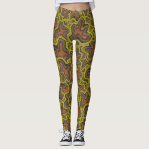 Tarnmuster mit unregelmäßigen Formen Leggings