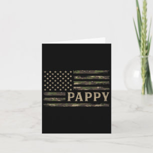 Tarnmuster Pappy Tarnmuster USA-Flag Vatertag Karte