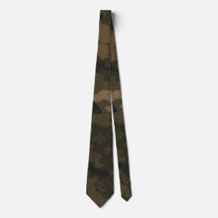 Tarnmuster Ranger Elite Woodland Krawatte
