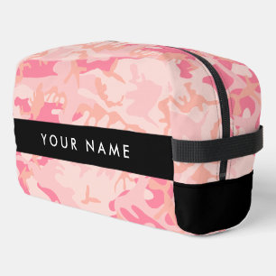 Tarnmuster Rosa, Ihr Name, Personalisieren Waschbeutel