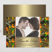 Tarnmuster Save-the-Date-Foto Save The Date (Vorne/Hinten)