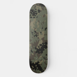 Tarnmuster-Skateboard Grün Schwarz Braun Skateboard