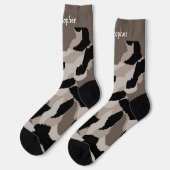 Tarnmuster-Socken Design Socken (Linkes Detail)