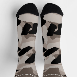 Tarnmuster-Socken Design Socken