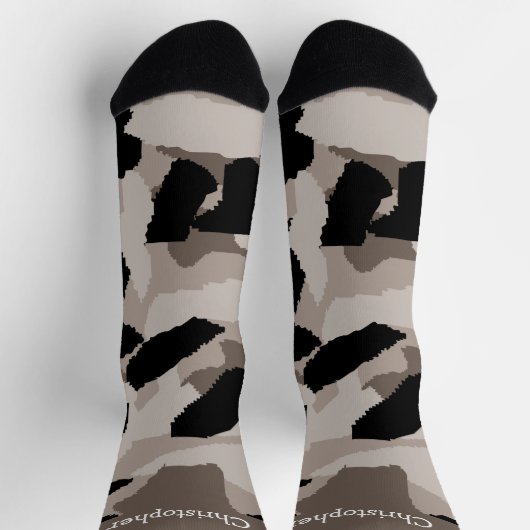 Tarnmuster-Socken Design Socken (Oben)