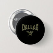 Tarnmuster-Souvenir USA Stern Dallas Texas Button (Vorne & Hinten)