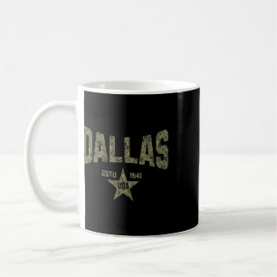 Tarnmuster-Souvenir USA Stern Dallas Texas  Kaffeetasse