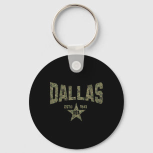 Tarnmuster-Souvenir USA Stern Dallas Texas  Schlüsselanhänger