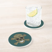 Tarnmuster Totenkopf Untersetzer (Seite)