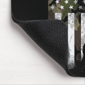 Tarnmuster US-Flag Hirsch Elch Bock Jagd Jäger Mousepad (Ecke)