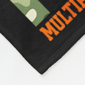 Tarnmuster-USA-Flagge Multiple-Sklerose-Bewusstsei Fleecedecke (Ecke)