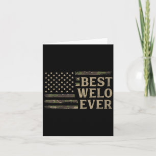 Tarnmuster Welo Ever Camourflage USA-Flag Vatertag Karte