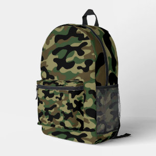 Tarnmuster Woodland Khaki  Bedruckter Rucksack