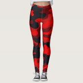 Tarnrot Leggings (Vorderseite)