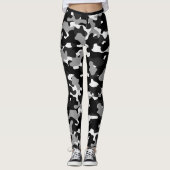 Tarnschwarz Leggings (Vorderseite)