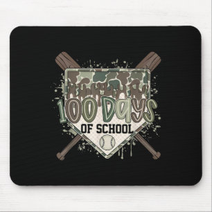 Tarnung 100 Tage Schule Baseball Home Plate Drip B Mousepad