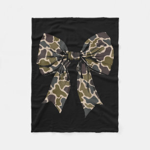 Tarnung Alte Camo-Schleife Camo Coquette Schleife Fleecedecke