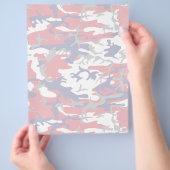 Tarnung, Blau Weiß Rot Grau, Militär, Armee Flyer (Hand)